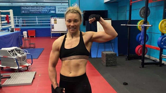 Jessica McCaskill will face Lauren Price in her first world title match on May 11, in Cardiff's Utilita Arena. X